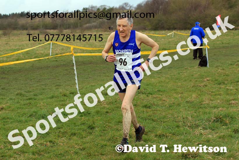 Womens and Mens 65+ in the 2023 BMAF Cross Country Champs., Wallsend. Photo: David T. Hewitson/Sports for All Pics